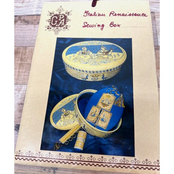 Italian Renaissance Sewing Box Pattern Only By GPA - Picture 2 of 3